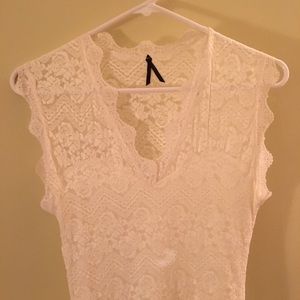 Ivory Lace Bodycon Dress